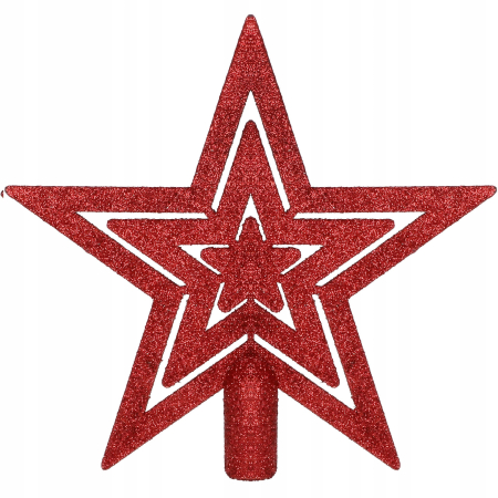 Set globuri si decoratiuni de Craciun, 51 piese, diverse dimensiuni, rosu [7]