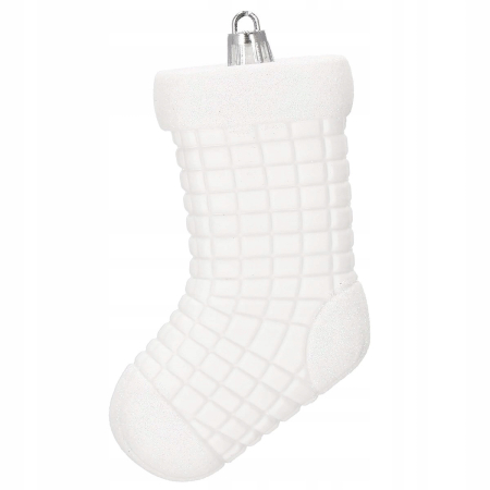 Set globuri si decoratiuni de Craciun, 72 piese, diverse dimensiuni, alb [7]