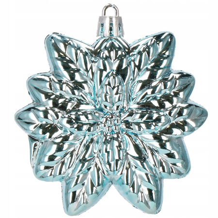 Set globuri si decoratiuni de Craciun, 72 piese, diverse dimensiuni, albastru [14]