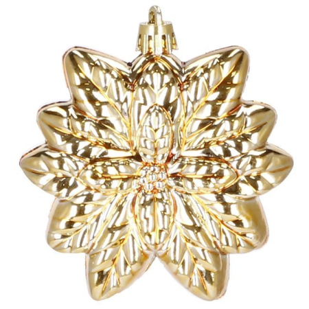 Set globuri si decoratiuni de Craciun, 72 piese, diverse dimensiuni, auriu [11]