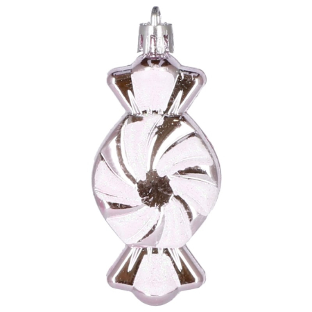 Set globuri si decoratiuni de Craciun, 77 piese, diverse dimensiuni, roz [9]