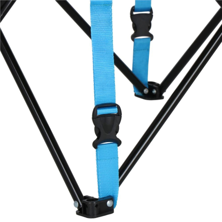 Set masa pliabila cu 2 scaune, structura metalica, husa transport, 47x47x45 cm, gri [11]