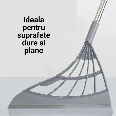 Set matura, faras cu coada si matura silicon, , Pentru uz casnic, Plastic/Otel, Gri, 90 x 72 x 100 cm [4]