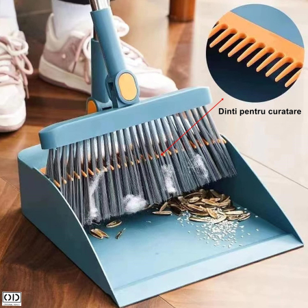 Set Matura si Faras cu Coada, Dinti Tip Pieptene, Pliabil, Albastru, ORIGINAL DEALS [9]