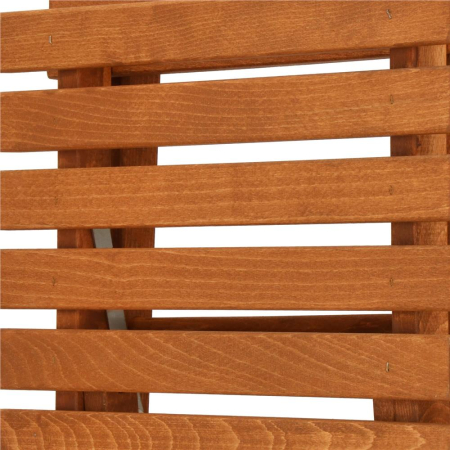 Set mobilier balcon sau terasa din lemn de fag, pliabil, masa 52x51x65 cm si 2 scaune, maro [26]