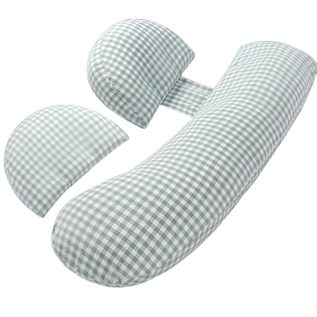 Perne Voiaj, Paturi si Textile - Set Perna pentru Gravide, , Husa Detasabila, Spuma Moale, Utilizare in Forma H si U, Reglabila, Latime Ajustabila, Proactive, Albastru