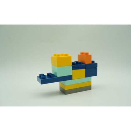 Set piese de constructii pentru copii, , Animal series, 134 piese, Multicolor [3]