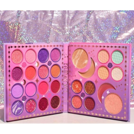 Set Produse de Machiaj, Kevin & Coco, 28 Culori, Fard de Ochi, Ruj, Pensula si Creion, Varianta 2 [2]