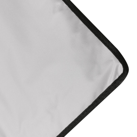 Sezlong de plaja pliabil, spatar cu cadru metalic, reglabil, 150x47 cm, gri [3]