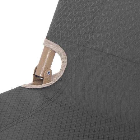 Sezlong pliabil cu perna si suport picioare reglabil, 176x66x92 cm, gri [8]