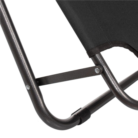 Sezlong pliabil Relax Zero Gravity, 80x60x153cm, negru [20]