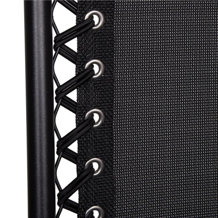 Sezlong pliabil SERSIMO GC3, Relax Zero Gravity cu parasolar, 175cm, negru [22]