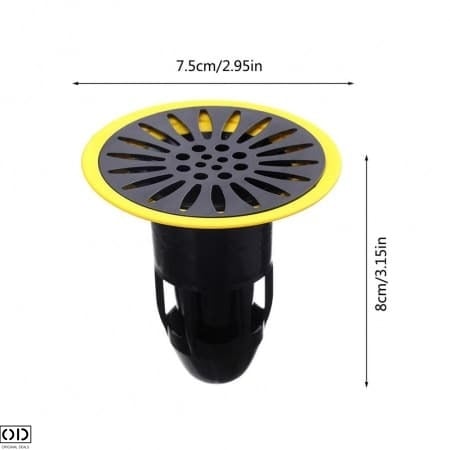Sita Scurgere Pardoseala Anti Miros Neplacut cu Opritor pentru Gandaci, ABS 8 x 7.5 cm [8]