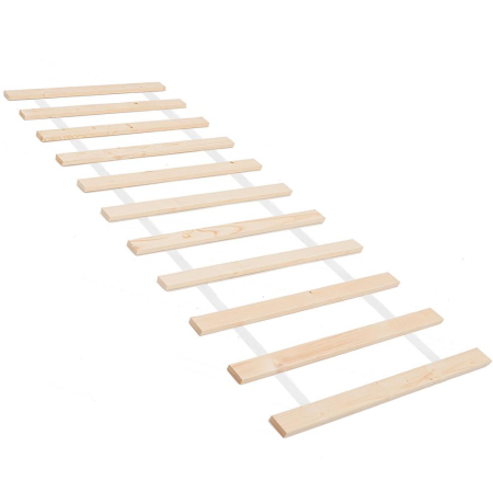 MOBILIER - Somiera de pat cu sipci din lemn de pin si molid, 11 benzi, 80x200cm