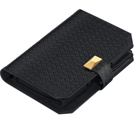 Cutii bijuterii/ceasuri - SONGMICS Cutie ceasuri Ronne Collection pentru 3 ceasuri, piele PU, cu compartiment secret, 22x15x5 cm, negru