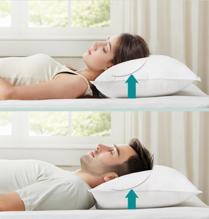 SONGMICS Perna cu suprafata moale, 80x80 cm, umplutura 1500 g, alb [1]