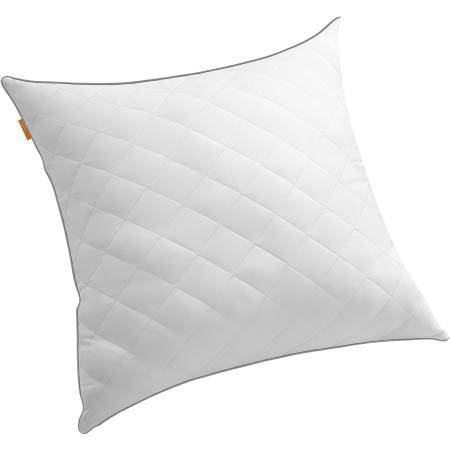 Produse în distribuție - SONGMICS Perna reversibila cu 2 fete pentru iarna sau vara, 80x80 cm, umplutura 1200 g, alb