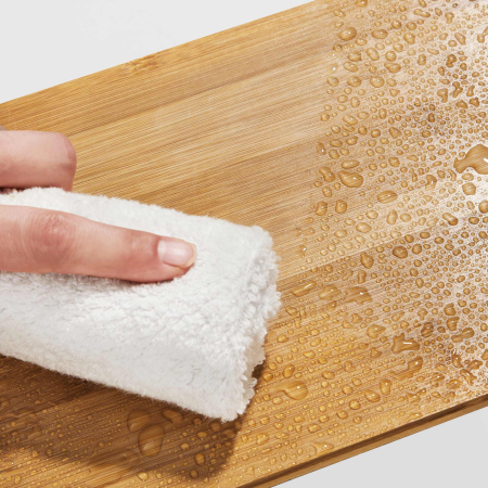 SONGMICS Set 2 rafturi de bucatarie suprapozabile, pentru ustensile sau condimente, 20x30x16cm, natur si negru [10]