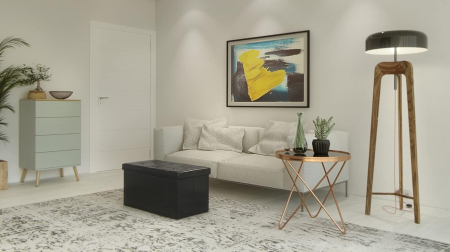 SONGMICS Taburet pliabil cu sezut moale, spatiu de depozitare 80litri, maxim 300kg, 76x38x38cm, negru [10]