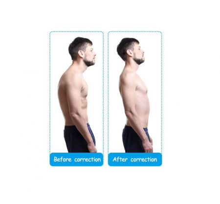 Suport de Sprijin pentru Spate si Corectarea Posturii si a Coloanei Vertebrale, Model Unisex Reglabil, Usor de Montat si  Purtat [2]