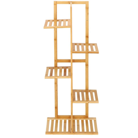 Stand de flori din lemn cu 6 etajere suport GA199, 102x40cm [5]