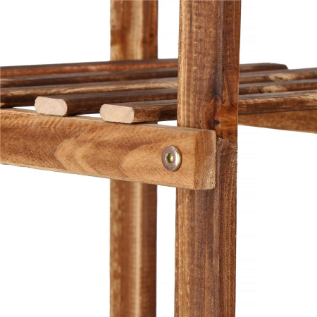 Stand de flori din lemn cu 8 etajere suport GA198, 85x70cm [5]