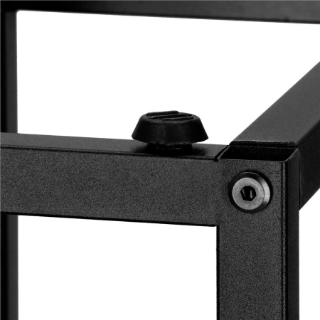 Stand pentru flori, cadru metalic, 4 etajere, 34x34x68 cm, bej [8]