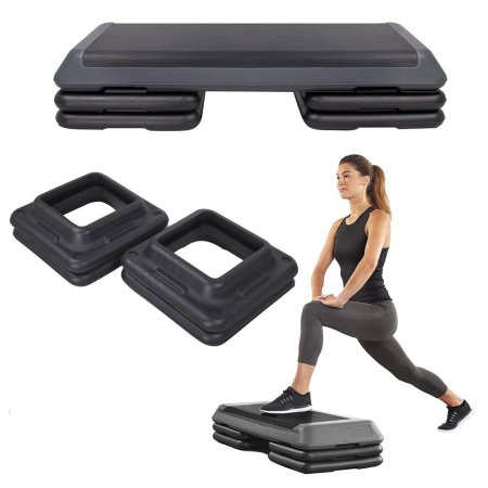 Stepper aerobic fitness profesional, 3 niveluri de inaltime, suporta maxima 350 kg [6]