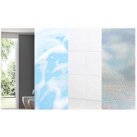 Stergator de Geamuri , cu Doua Fete, Tija Telescopica, cu Recipient de Lichid, Laveta din Microfibra, Racleta Silicon, 120 cm, Alb [7]