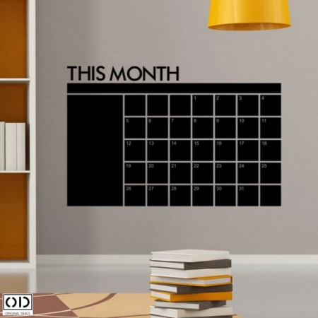 Sticker Autocolant  Calendar de tip Tabla cu Organizator si Planificator
