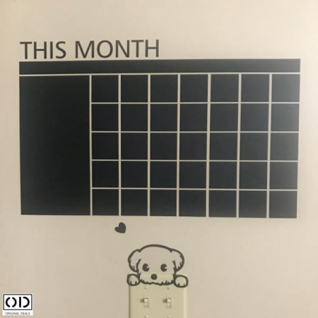 Sticker Autocolant  Calendar de tip Tabla cu Organizator si Planificator pentru 31 de zile ale lunii [4]