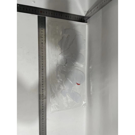 Sticker Autocolant, , Tematica Nunta, Model Indragostiti, cu Scris Just Married, 50x11.5 cm, Alb [1]