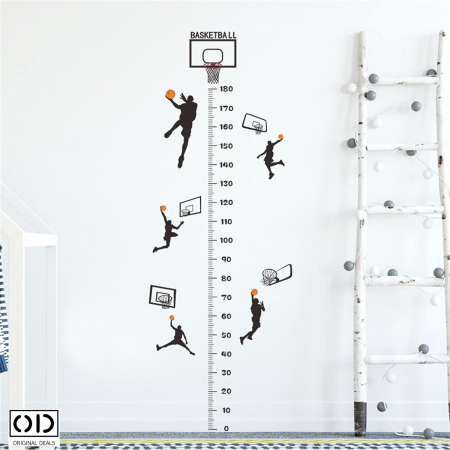 Sticker Decorativ Autoadeziv Metru pentru Masurare Inaltime Copii, pentru Camera Copilului, Scoala, Gradinita, Cabinet Medical [1]