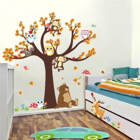 Sticker Autocolant Decorativ pentru Perete si Mobila Sticker pentru camera copilului Sticker Decorativ pentru Decorare Living Casa Abtibilduri pentru perete copii Autocolant Decorativ Ieftin [2]