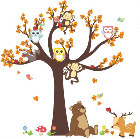 Sticker Autocolant Decorativ pentru Perete si Mobila Sticker pentru camera copilului Sticker Decorativ pentru Decorare Living Casa Abtibilduri pentru perete copii Autocolant Decorativ Ieftin [5]