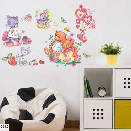 Sticker Decorativ Sticker perete Tapet perete Autocolant Perete sticker camera de joaca sticker autoadeziv camera copii sticker autoadeziv perete sticker autoadeziv usa sticker autoadeziv universal [2]