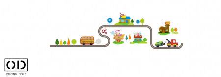Sticker Educativ pentru Camera Copilului, Autoadeziv, Se lipeste pe Perete, Mobila sau Sticla, Model cu Pista Formula 1 [3]