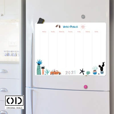 Produse si Accesorii Bucatarie & Baie - planner magnetic whiteboard to do list ideas calendar magnetic frigider magnetic to do list Sticker magnetic pentru frigider To do list pentru frigider Planner Magnetic pentru frigider Magnet Neodim