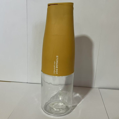 Sticla de Ulei Automata, , Sticla pentru Lichide de Bucatarie, 23.7 x 7.25 cm, Volum 550 ml, Galbena [4]