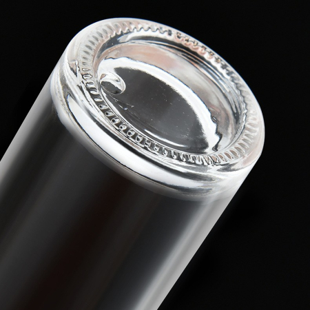 Sticla Pulverizator pentru Bucatariei, , Spray pentru Gratar, din Sticla cu Capac din Inox, 18 x 4.2 cm, volum 100 ml, Trasnparenta cu Capac Gri [4]