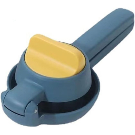 ✨TOATE PRODUSELE✨ - Storcator manual citrice, , pentru lamai, portocale, cu actiune dubla, usor de utilizat, material ABS rezistent, 8x10x22 cm, albastru