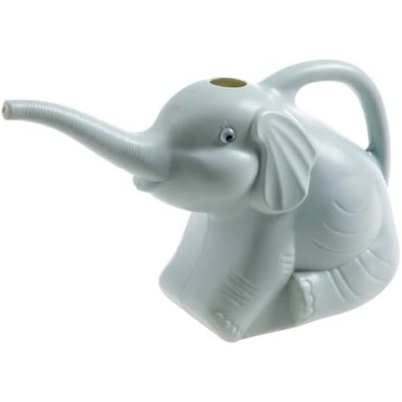 Articole pentru Gradina si Bricolaj - Stropitoare pentru Copii, , in forma de Elefant, 1500 mL, pentru Udat Plante, 19.5x17x11.8 cm, Albastru
