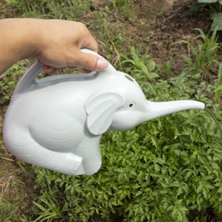 Stropitoare pentru Copii, , in forma de Elefant, 1500 mL, pentru Udat Plante, 19.5x17x11.8 cm, Albastru [1]