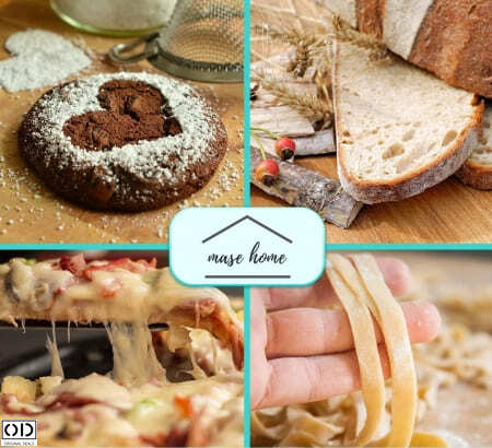 Sucitor din Silicon cu Ax Rotativ si Manere din Lemn de Bambus, pentru Modelat Aluatul, Calitate si Design Premium, 10cm [4]