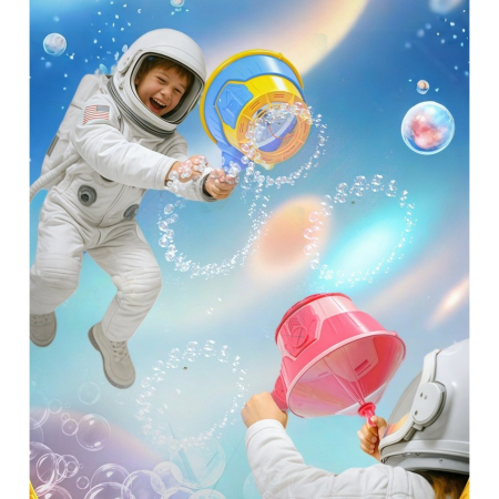 Suflator de Baloane, , din Plastic, Functie de Suflare si de Facut Baloane, 4-6 Ani, 30.4 x 14.2 x 22.2 cm, Albastru [4]