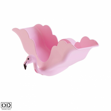 Suport Adeziv 2in1 pentru Sapun cu Agatatoare, Pasare Flamingo, Roz, Original Deals® [1]
