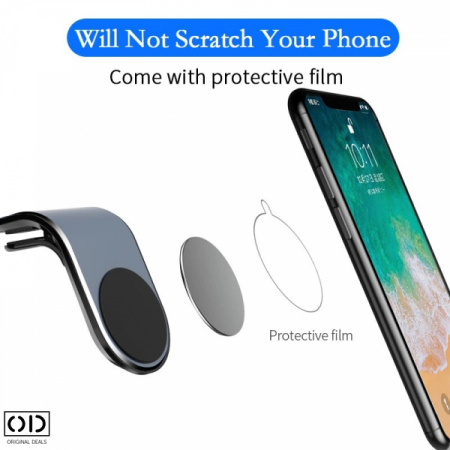 Suport Auto Telefon Magnetic Neodim  Suport Telefon auto antiderapant  Suport auto antialunecare Suport auto pentru telefon cu magneti Suport magnetic pentru telefon  Apple Iphone Samsung Huawei [10]