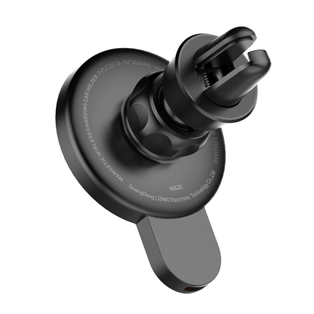 Suport auto MagSafe cu incarcare wireless 15W, , pentru seria iPhone 12, seria iPhone 13 si seria iPhone 14, Negru [5]