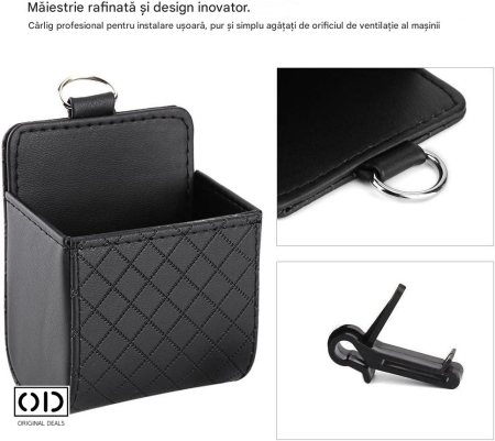 Suport Auto Telefon si Accesorii Grila Ventilatie – Negru – ORIGINAL DEALS [9]