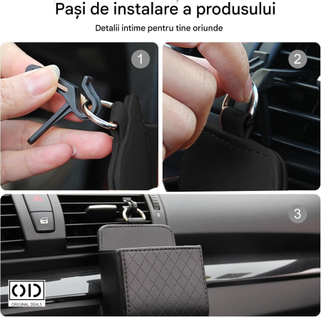 Suport Auto Telefon si Accesorii Grila Ventilatie – Negru – ORIGINAL DEALS [1]